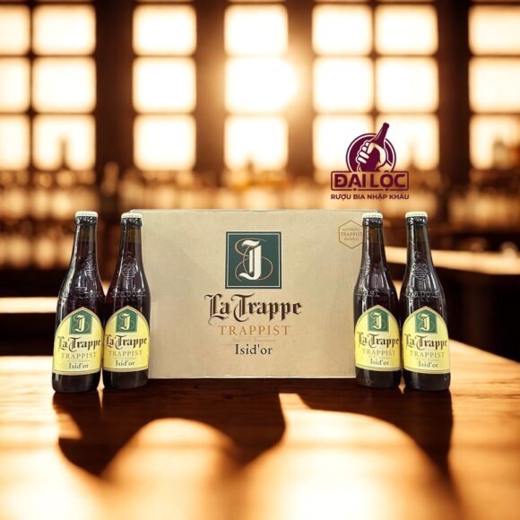 Bia Trappist La Trappe Isid’or 7,5% Hà Lan - Thùng 24 Chai 330ml