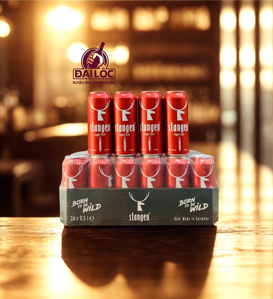Bia Stangen Lager 5,4% - Thùng 24 Lon 500ml