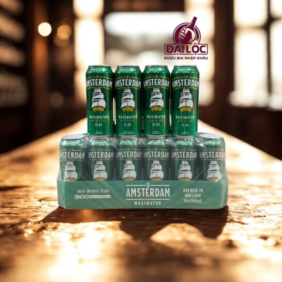 Bia Amsterdam Maximator 11,6% - Thùng 24 Lon 500ml
