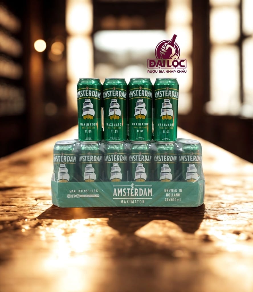 Bia Amsterdam Maximator 11,6% - Thùng 24 Lon 500ml