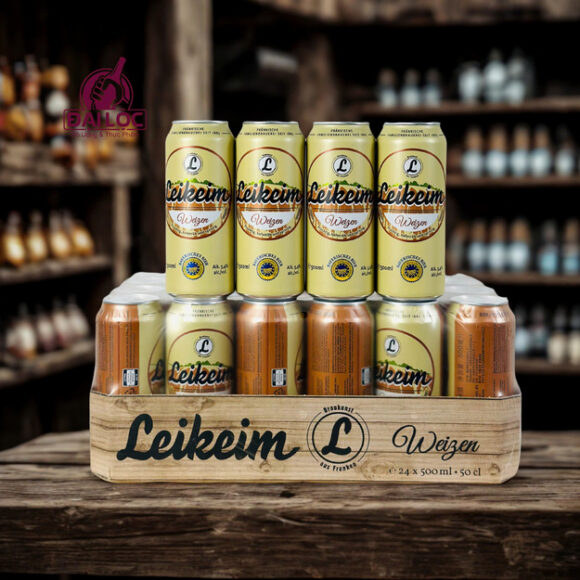 Bia Leikeim Weizen 5,4% - Thùng 24 Lon 500ml