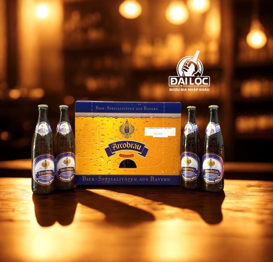Bia Đức Arcobräu Weissbier Hell 5,3%