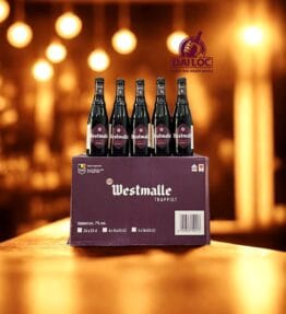 Bia Trappist Westmalle Dubbel - Thùng 24 Chai 330ml