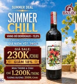 Rượu Vang Pháp Aromatik Bordeaux 2023 13,5% - Chai 750ml