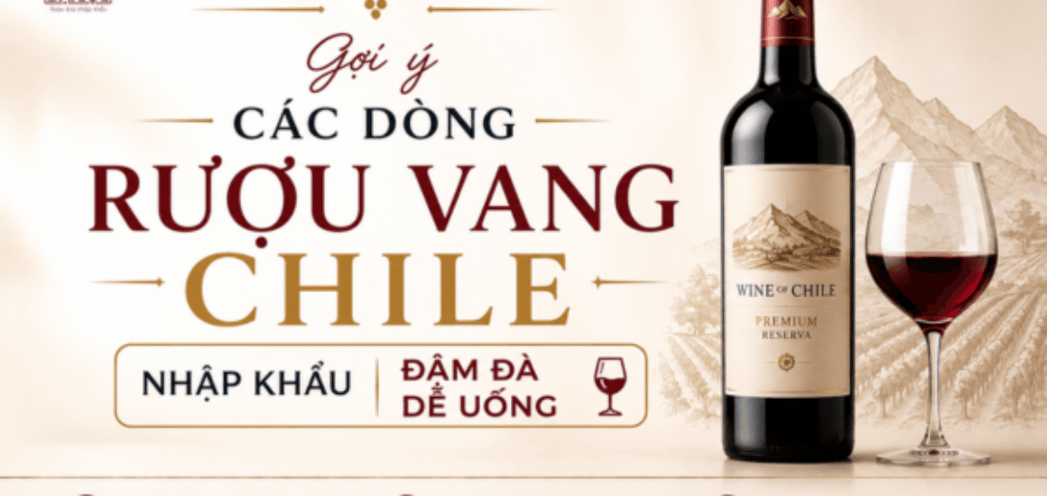 Shop Đồ Uống Đại Lộc cung cấp các dòng rượu vang Chile chính hãng bảo quản hầm lạnh tiêu chuẩn.