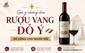 Gợi ý các dòng rượu vang đỏ Ý dễ uống cho người mới bắt đầu. Shop Đồ Uống Đại Lộc - địa chỉ mua rượu vang đỏ Ý chính hãng 2026.
