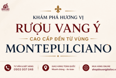 Shop Đồ Uống Đại Lộc chuyên cung cấp các dòng rượu vang Ý chính hãng lưu trữ hầm lạnh tiêu chuẩn.
