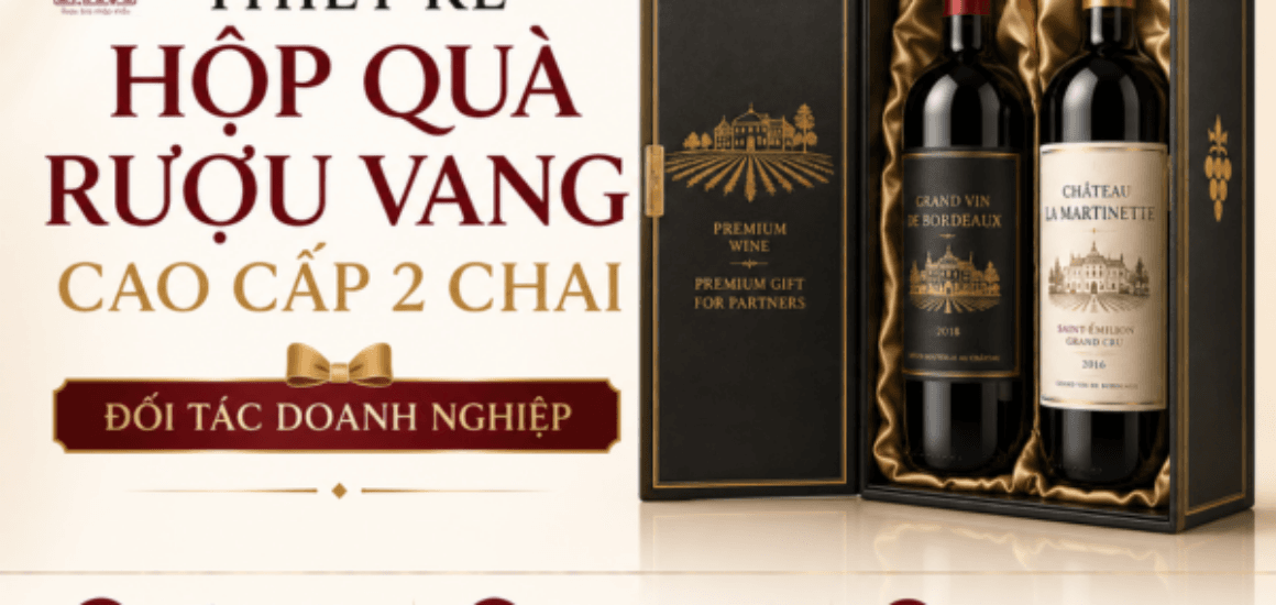 Shop Đồ Uống Đại Lộc chuyên cung cấp các set hộp quà rượu vang doanh nghiệp in logo chất lượng cao.