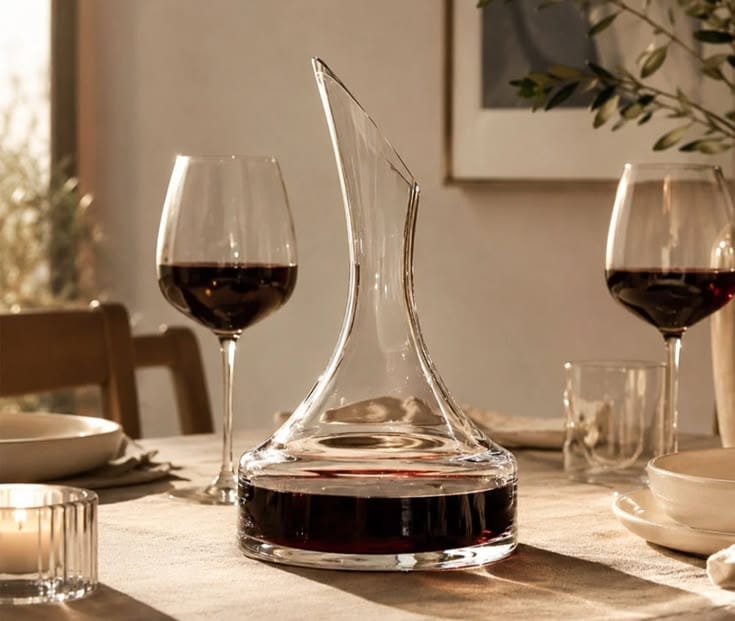 Bí quyết thưởng thức vang Chile cho người mới Cho vang "thở" trong decanter là bước quan trọng giúp thưởng thức Chile