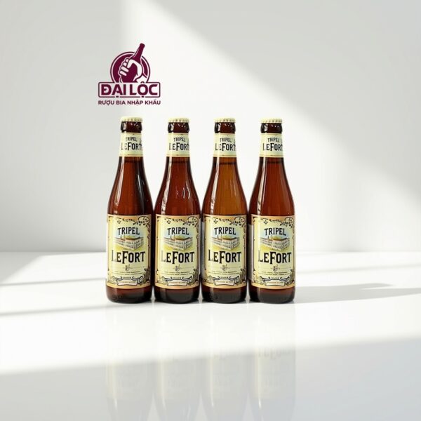 Bia LeFort Tripel 8,8% Thùng 24 Chai 330ml | Nhập Khẩu Bỉ