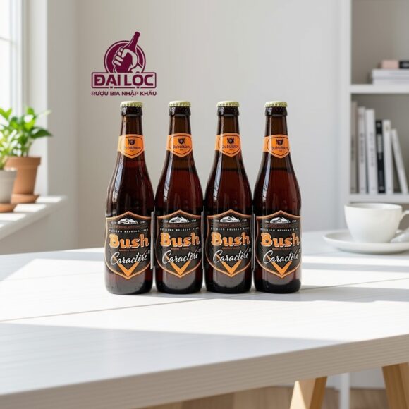 Bia Bush Caractère Amber 12% Thùng 24 Chai 330ml | Nhập Khẩu Bỉ