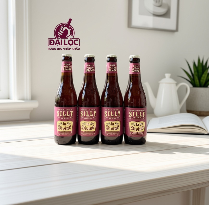 Bia Silly La Divine 9,5% Thùng 24 Chai 330ml | Nhập Khẩu Bỉ