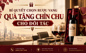 Bí quyết chọn rượu vang quà tặng chỉn chu cho đối tác. Bật mí cách chọn vang Chile, vang Pháp hộp da hầm lạnh 2026.