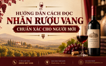 Hướng dẫn cách đọc nhãn rượu vang chuẩn xác. Bật mí ý nghĩa giống nho, niên vụ, phân hạng Gran Reserva hầm lạnh 2026.