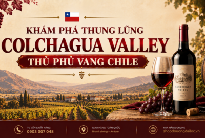 Khám phá thung lũng Colchagua Valley thủ phủ vang Chile. Tìm hiểu giống nho Carmenere, thổ nhưỡng tại Đồ Uống Đại Lộc.