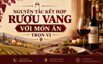 Nguyên tắc kết hợp rượu vang với món ăn trọn vị. Hướng dẫn phối vang đỏ, vang trắng với bò nướng, hải sản hầm lạnh 2026.