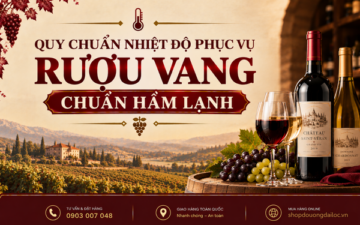 Quy chuẩn nhiệt độ phục vụ rượu vang chuẩn hầm lạnh. Bật mí nhiệt độ ướp lạnh vang đỏ 16-18°C, vang trắng 8-12°C 2026.